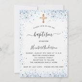 Blauer Goldkreuz Einladung (Vorderseite)