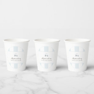 BLAUER GOLF CART Papiertasse Pappbecher