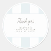 Blauer Golfwagen Greifsticker Runder Aufkleber (Vorderseite)