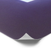 Blauer Gott Poster (Ecke)