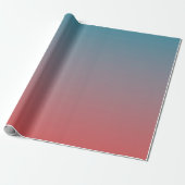 Blauer Gradient Geschenkpapier (Ungerollt)