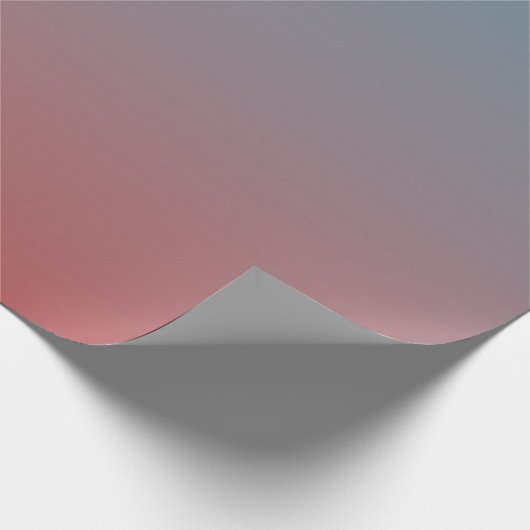 Blauer Gradient Geschenkpapier (Ecke)