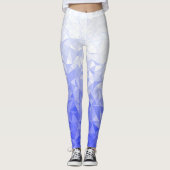 Blauer Gradient Leggings (Vorderseite)