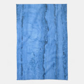 Blauer Granitmuster blauer Marmorfelsen Geschirrtuch (Vertikal)