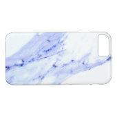 Blauer Granitstein aus weißem Marmor Case-Mate iPhone Hülle (Rückseite (Horizontal))
