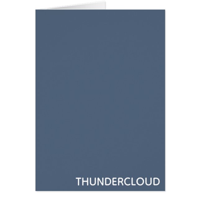 Blauer Graue Farbe von Thundercloud (Vorne)
