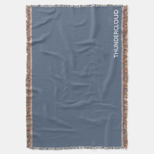 Blauer Graue Farbe von Thundercloud Decke (Vorderseite Vertikal)