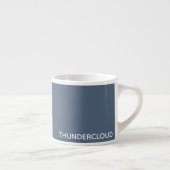 Blauer Graue Farbe von Thundercloud Espressotasse (Rechts)