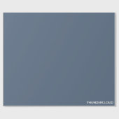 Blauer Graue Farbe von Thundercloud Geschenkpapier (Flach)