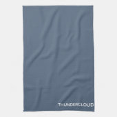 Blauer Graue Farbe von Thundercloud Geschirrtuch (Vertikal)