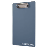 Blauer Graue Farbe von Thundercloud Klemmbrett (Links)