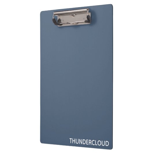 Blauer Graue Farbe von Thundercloud Klemmbrett (Links)