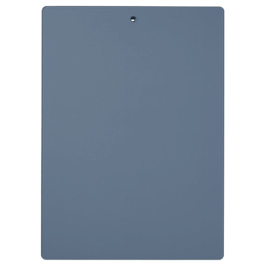 Blauer Graue Farbe von Thundercloud Klemmbrett (Rückseite)