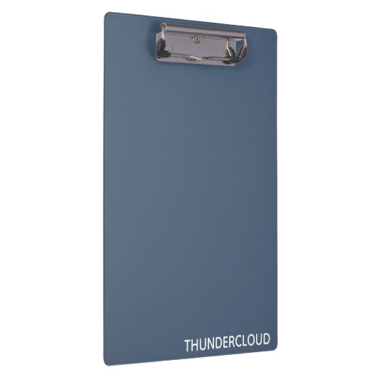 Blauer Graue Farbe von Thundercloud Klemmbrett (Rechts)