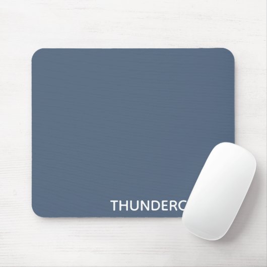 Blauer Graue Farbe von Thundercloud Mousepad (Mit Mouse)