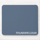 Blauer Graue Farbe von Thundercloud Mousepad (Vorne)