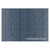 Blauer Graue Farbe von Thundercloud Schneidebrett (Vorderseite)