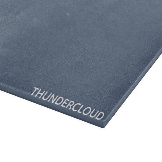 Blauer Graue Farbe von Thundercloud Schneidebrett (Ecke)