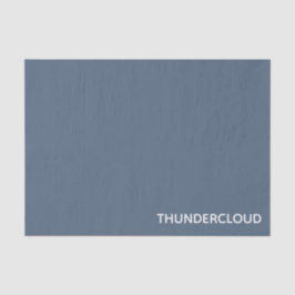 Blauer Graue Farbe von Thundercloud Seidenpapier