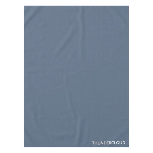 Blauer Graue Farbe von Thundercloud Tischdecke (Vorderseite)