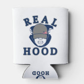 blauer Grauer ECHTER HOOD TYP IN HOODIE Dosenkühler (Rückseite)