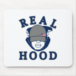 blauer Grauer ECHTER HOOD TYP IN HOODIE Mousepad