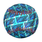 Blauer grauer, gerber oder gelber Ziegeleffekt Baseball (Vorderseite)