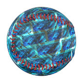 Blauer grauer, gerber oder gelber Ziegeleffekt Baseball (Vorderseite Links)