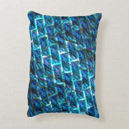 Blauer grauer, gerber oder gelber Ziegeleffekt Dekokissen