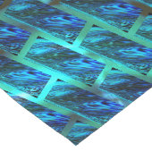 Blauer grauer, gerber oder gelber Ziegeleffekt Großer Tischläufer (Ecke)