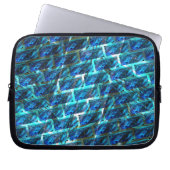 Blauer grauer, gerber oder gelber Ziegeleffekt Laptopschutzhülle (Vorderseite)