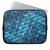 Blauer grauer, gerber oder gelber Ziegeleffekt Laptopschutzhülle (Vorderseite)