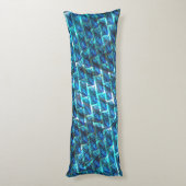 Blauer grauer, gerber oder gelber Ziegeleffekt Seitenschläferkissen (Rückseite (Vertikal))