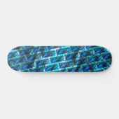 Blauer grauer, gerber oder gelber Ziegeleffekt Skateboard (Horizontal)
