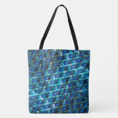 Blauer grauer, gerber oder gelber Ziegeleffekt Tasche (Vorderseite)