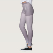 Blauer grauer Gradient, Shorts, benutzerdefinierte Leggings (Links)