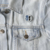 Blauer/grauer Knopf des schwarzen Mannes Button (Beispiel)
