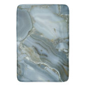 Blauer grauer Marmor mit Goldvene Badematte (Vorderseite Vertikal)