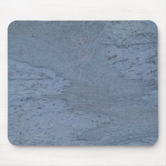 Blauer grauer Marmor Swirled Mousepad (Vorne)