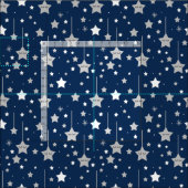 Blauer grauer Sternenjunge Kinderzimmer Stoff (Kachel)