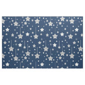 Blauer grauer Sternenjunge Kinderzimmer Stoff (Fat Quarter (45,7 x 55,9 cm))