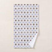 BLAUER GRAY HAMPTONS STYLE BADEZIMMER TOWEL SET (Handtuch)