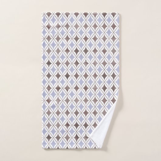 BLAUER GRAY HAMPTONS STYLE BADEZIMMER TOWEL SET (Handtuch)