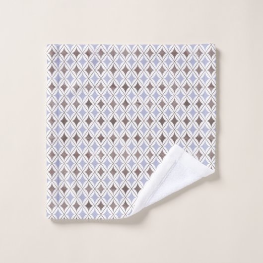 BLAUER GRAY HAMPTONS STYLE BADEZIMMER TOWEL SET (Waschlappen)