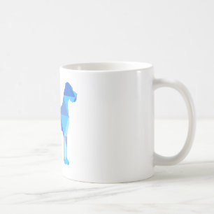 Blauer Great Dane Triangulus Kaffeetasse