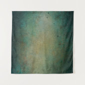 Blauer grüner Farbverlauf Wandteppich (Vorderseite (Horizontal))