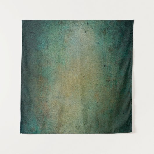 Blauer grüner Farbverlauf Wandteppich (Vorderseite (Horizontal))