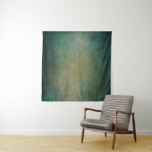 Blauer grüner Farbverlauf Wandteppich (Beispiel (Horizontal))