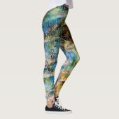 Blauer Grüner Labradorit Gemstone Leggings (Rechts)