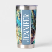 Blauer Grüner Labradorit Gemstone Thermobecher (Links)